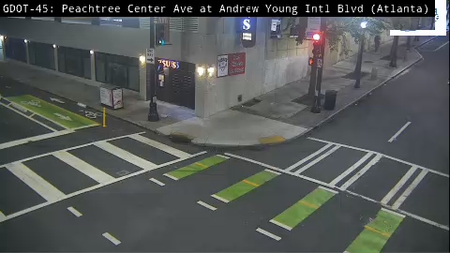 Peachtree Center Ave at Andrew Young Blvd live camera view