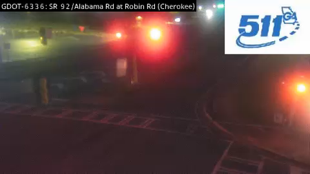 SR 92 / Alabama Rd at Robin Rd live camera view