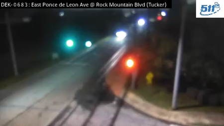 E Ponce De Leon Ave at Rock Mt Blvd live camera view