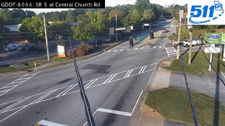 SR 5/Bill Arp Rd at Central Church Rd live camera view