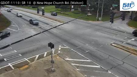 SR 10 / Atlanta Hwy at New Hope Church Rd live camera view