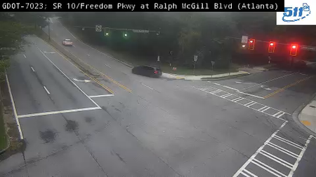 SR 10/Freedom Pkwy at Ralph McGill Blvd live camera view