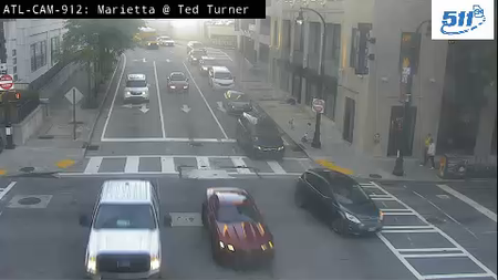 Marietta St at Ted Turner Dr live camera view