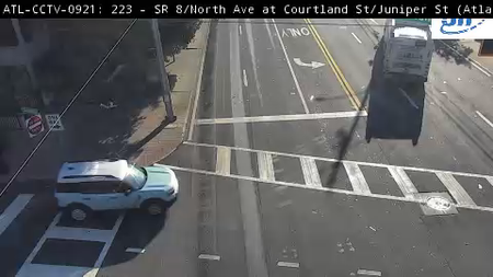 SR 8/North Ave at Courtland St/Juniper St live camera view