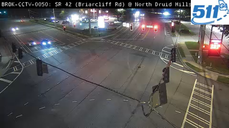 SR 42 / N Druid Hills Rd at Briarcliff Rd live camera view
