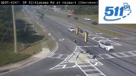 SR 92/Alabama Rd at Walmart live camera view