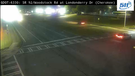 SR 92 / Woodstock Rd at Londonderry Dr live camera view