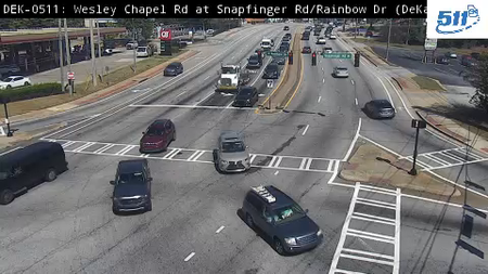 Wesley Chapel Rd at Snapfinger Rd/Rainbow Dr live camera view