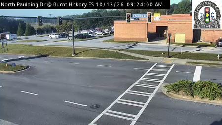 North Paulding Dr at Burnt Hickory ES live camera view