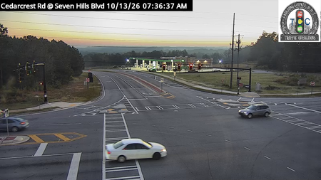 Cedarcrest Rd at Seven Hills Blvd live camera view