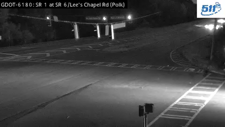 SR 1 at SR 6/Lees Chapel Rd live camera view