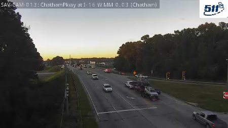 CHATHAM Pkwy at I-16 WB live camera view