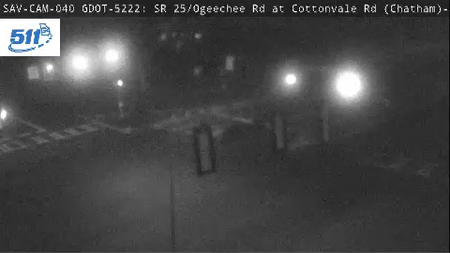 SR 25/Ogeechee Rd at Cottonvale Rd live camera view