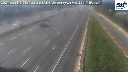 I-75/I-85 S at SR54/UniversityAve MM 244.7 live camera view