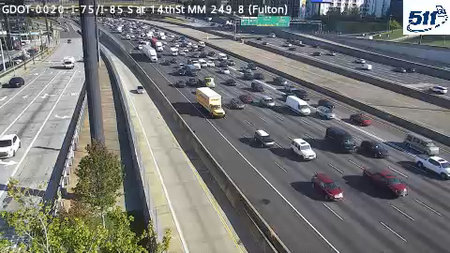 I-75/I-85 S at 14thSt MM 249.8 live camera view