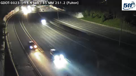 I-75 N past I-85 MM 251.2 live camera view