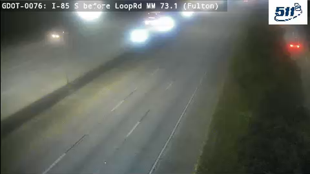 I-85 S before LoopRd MM 73.1 live camera view