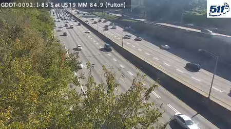 I-85 S at US19 MM 84.9 live camera view