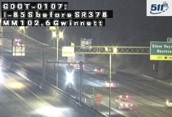 I-85 S before SR378 MM 102.6 live camera view
