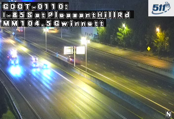 I-85 S at PleasantHillRd MM 104 live camera view