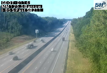 I-85 S past SR211 MM 125.5 live camera view