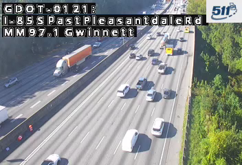 I-85 N past PleaSSPtdaleRd MM 97.1 live camera view
