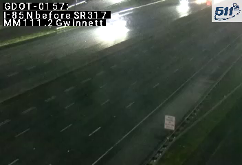 I-85 N before SR317 MM 111.2 live camera view