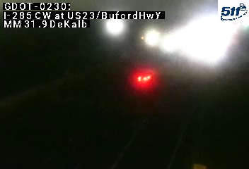 I-285 CW at US23/BufordHwy MM 33.5 live camera view