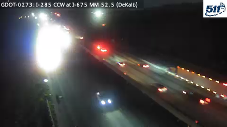 I-285 CCW at I-675 MM 52.5 live camera view