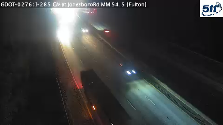 I-285 CW at JonesboroRd MM 54.5 live camera view