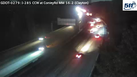 I-285 CCW at ConleyRd MM 56.2 live camera view