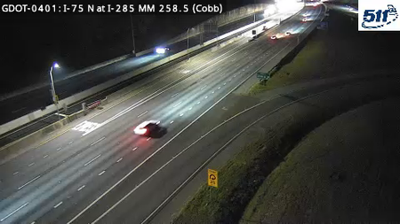 I-75 N at I-285 MM 258.5 live camera view