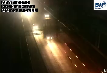 I-75 S at I-575 MM 268.7 live camera view