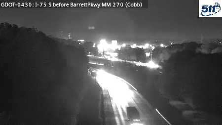 I-75 S before BarrettPkwy MM 270 live camera view