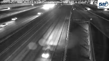 I-75 N past CumberlandBlvd MM 257.8 live camera view