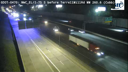 I-75 S before TerrellMillRd MM 260.6 live camera view