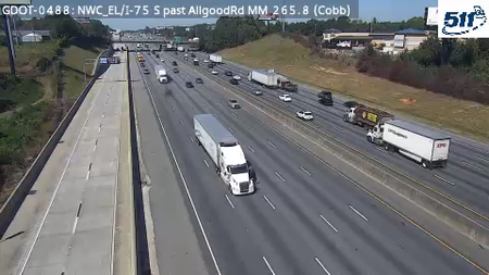 I-75 S past AllgoodRd MM 265.8 live camera view