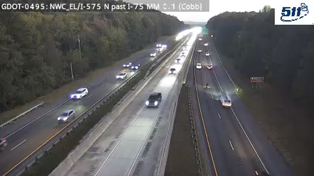 I-575 N past I-75 MM 0.1 live camera view
