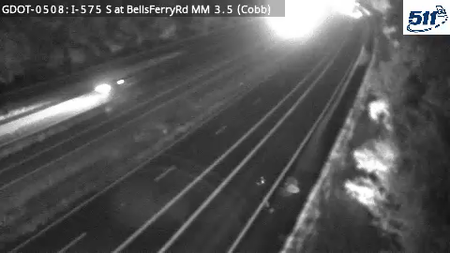 I-575 S at BellsFerryRd MM 3.8 live camera view