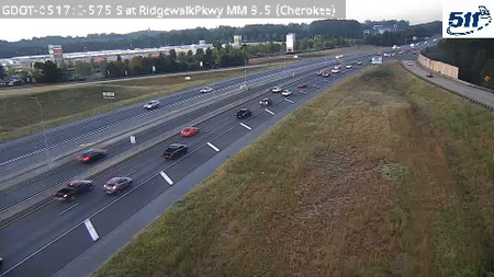 I-575 S at RidgewalkPkwy MM 9.5 live camera view