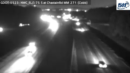 I-75 S at ChastainRd MM 271 live camera view