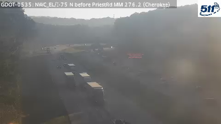 I-75 N before PriestRd MM 276.2 live camera view