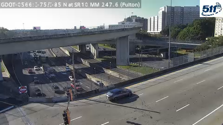 I-75/I-85 N at SR10 MM 247.6 live camera view