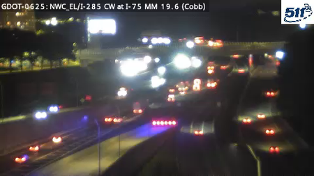 I-285 CW at I-75 MM 19.6 live camera view