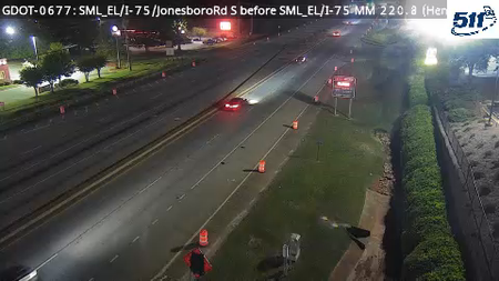 I-75/JonesboroRd S before I-75 MM 220.8 live camera view