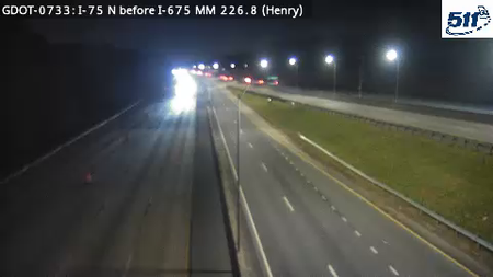 I-75 N before I-675 MM 226.8 live camera view