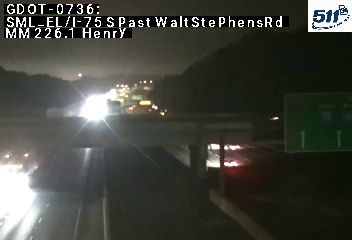 SML_EL/I-75 S past WaltStephensRd MM 226.1 live camera view