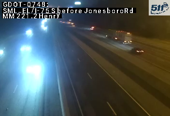 SML_EL/I-75 S before JonesboroRd MM 221.1 live camera view