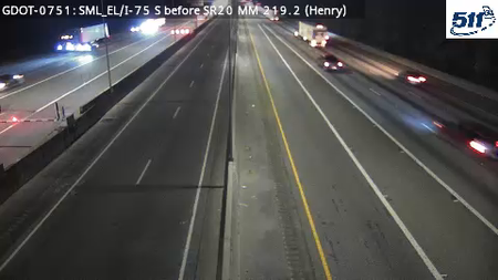 I-75 S before SR20 MM 219.2 live camera view