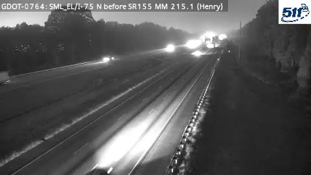 SML_EL/I-75 N before SR155 MM 215.3 live camera view